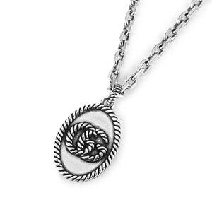 Gucci Necklace Double G Silver